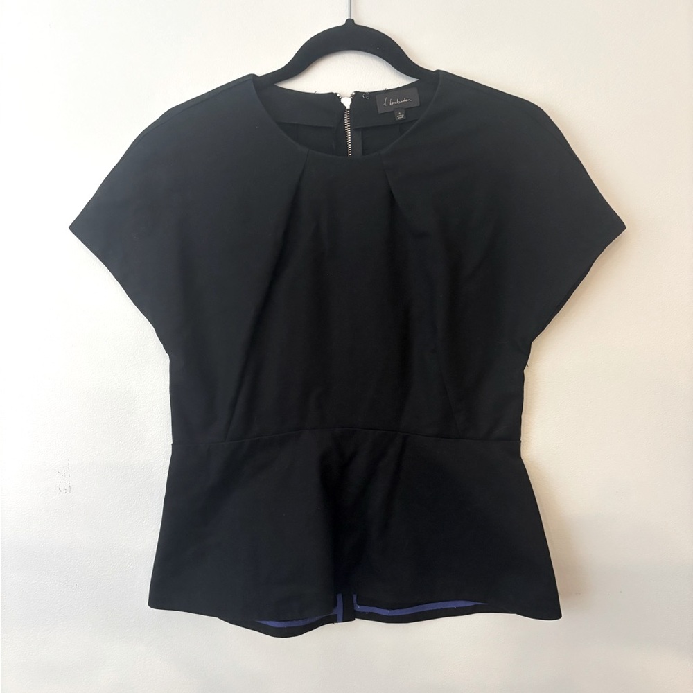 Peplum blouse from Aritzia by Babaton.